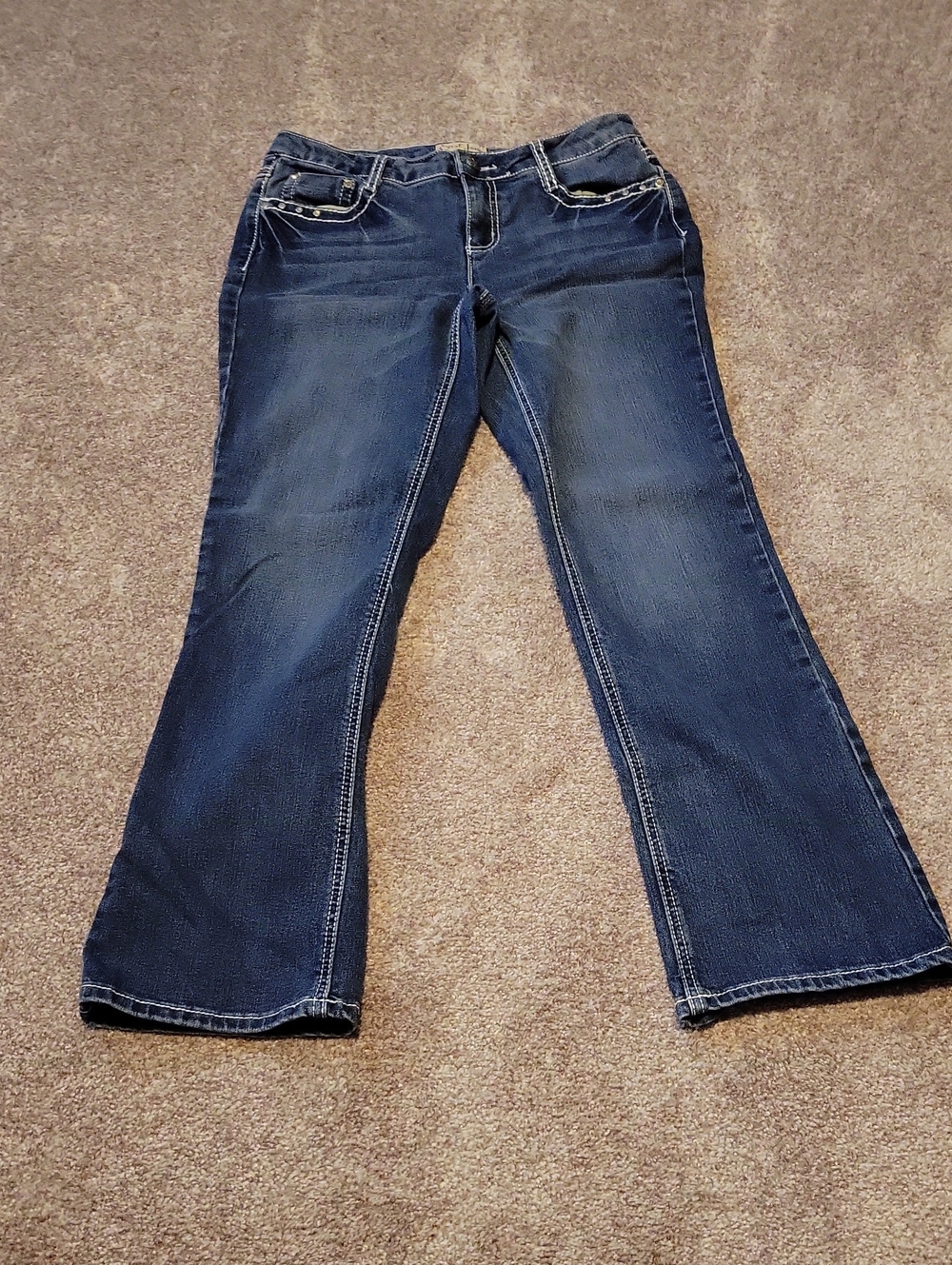 Earl Jeans Dark Blue Flare Denim
